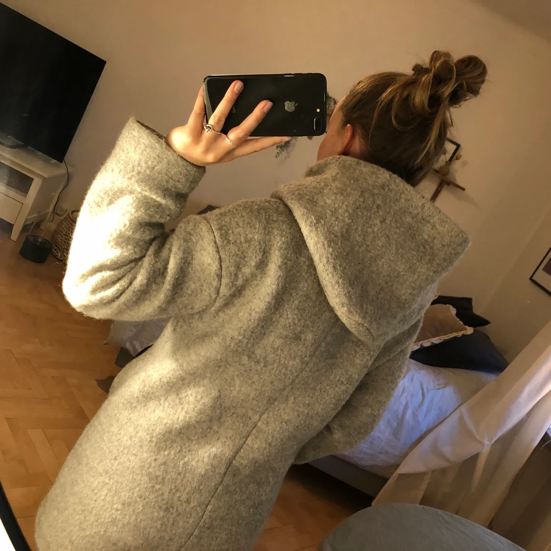 Grå kappa från Zara SMALL - 91