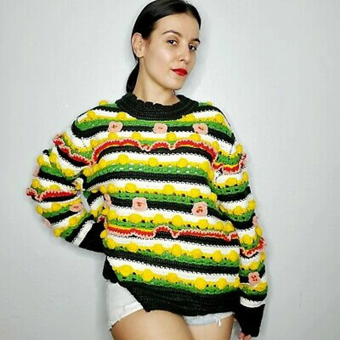 Zara stickad tröja  - 90