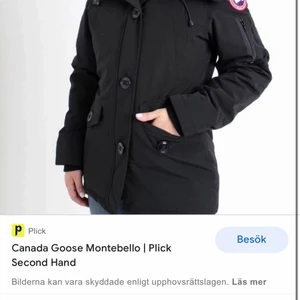 Canada goose montebello  - Canada goose i Montebello, strl XS. Sliten vid slutet av armen alltså vid ludden så därför går jag ner i pris rejält. Skulle även säga att den behöver en kemtvätt. Annars är jackan fin!