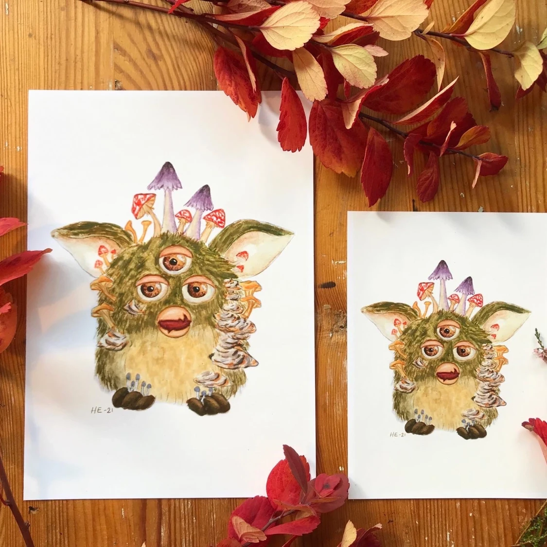 Furby art print