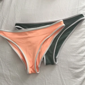 2 bikiniunderdelar - 2 fina bikiniunderdelar i 2 olika färgen i storlek 36 från H&M vilket motsvarar S