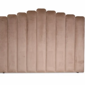 Sänggavel Beige (Sammet) - Sängengaveln är 160 bred 