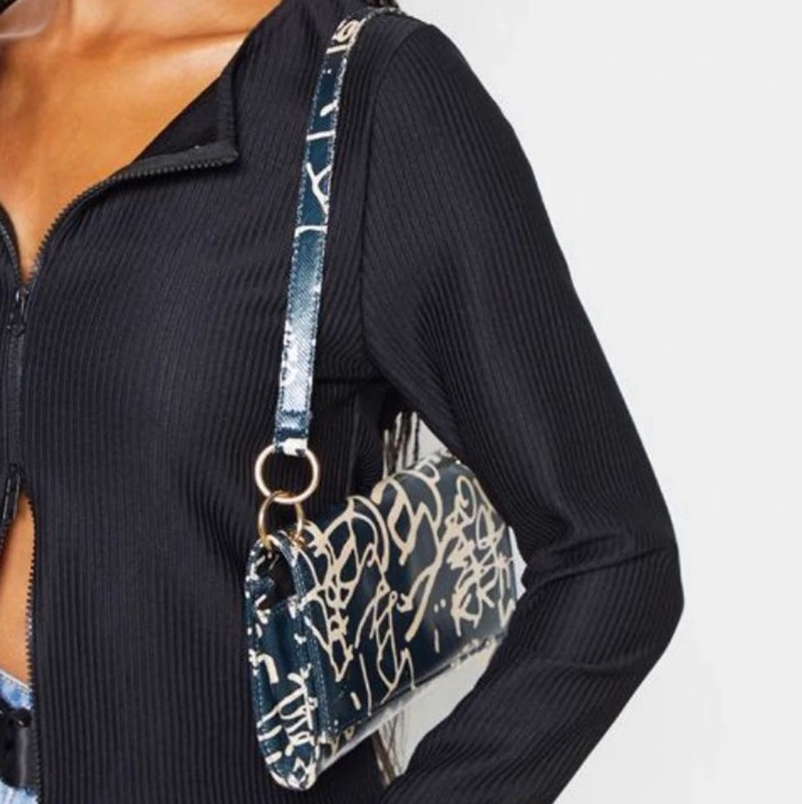 Mönstrad shoulderbag - 91