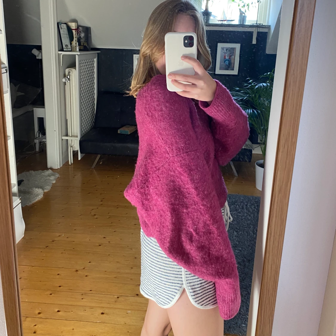 Stor stickad tröja - 90