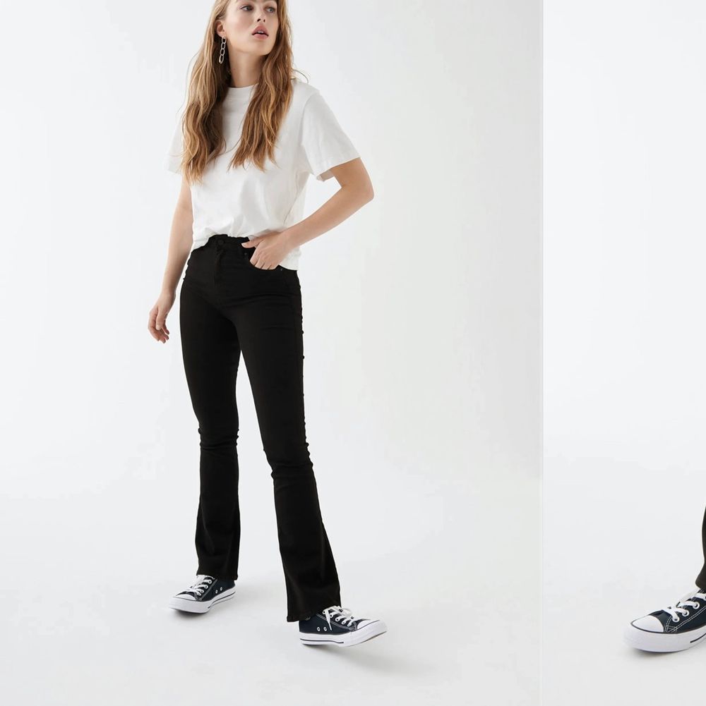 Bootcut jeans svart - Gina Tricot | Plick Second Hand