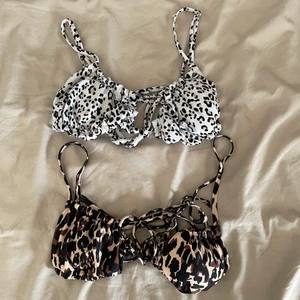 Två bikinitoppar från Shein - Två helt oanvända bikinitoppar i strl S från Shein. Säljer då de var för stora för mig! 💕✨ Båda två för 45kr. Köparen står för frakt!!!