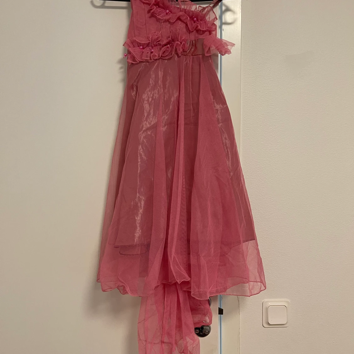 Dammrosa barnklänning 