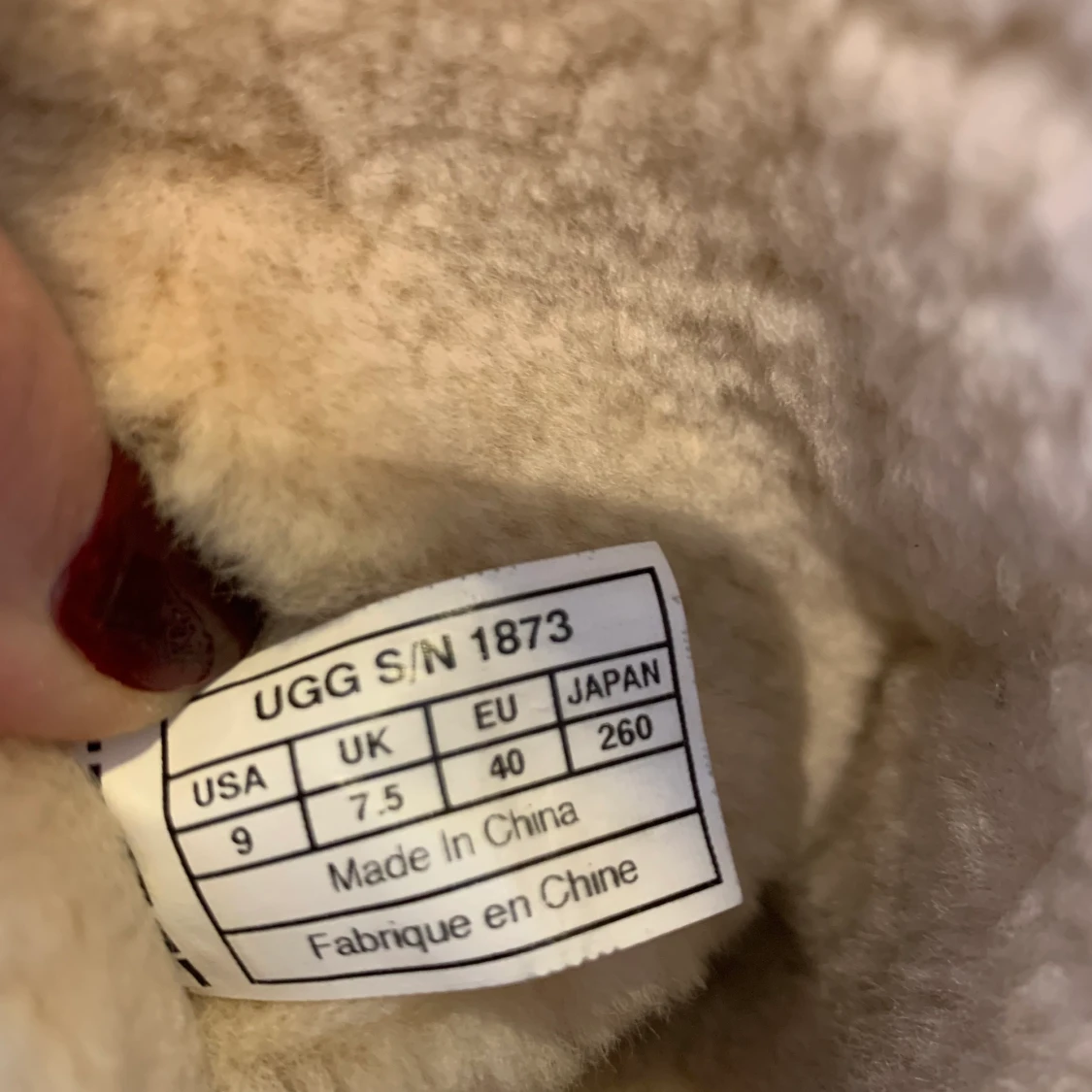 Uggs stövlar storlek 40 - 90
