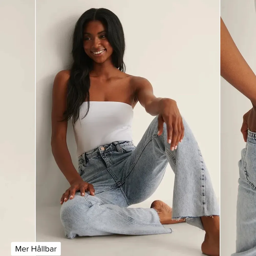 Så snygga NAKD jeans som tyvärr inte kommit till användning, endast testade! Storlek 34🦋🦋. Jeans & Byxor.