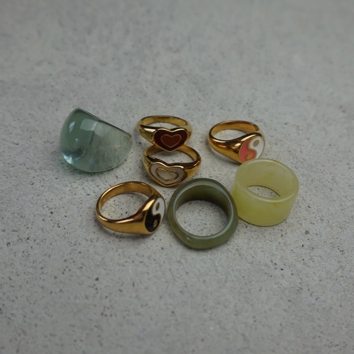 RINGAR GULDPLÄTERADE❤️‍🔥❤️‍🔥