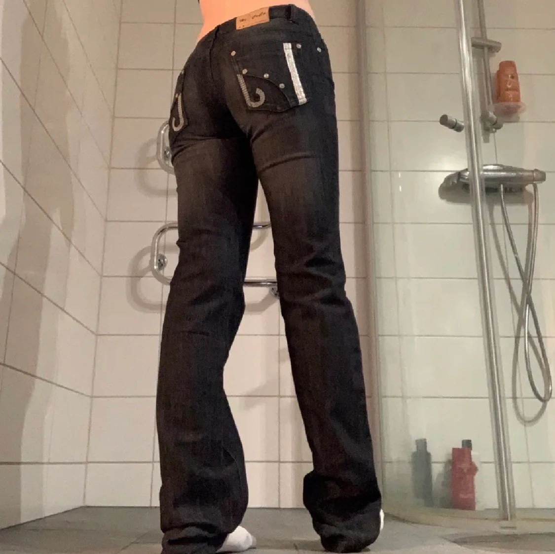 Lågmidjade jeans
