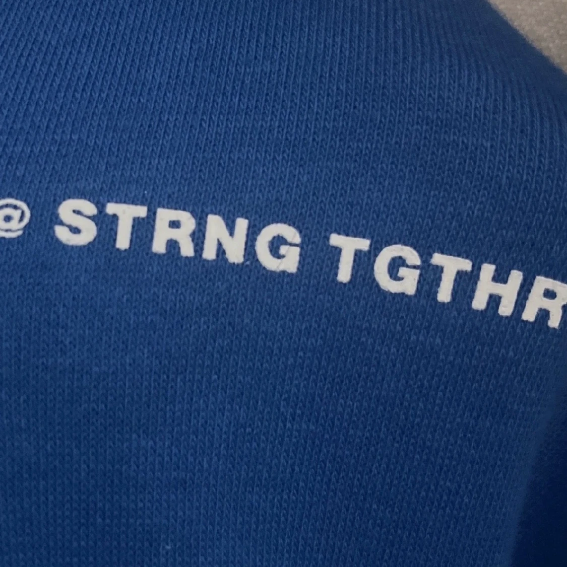 Blå zip hoodie💙 - 91