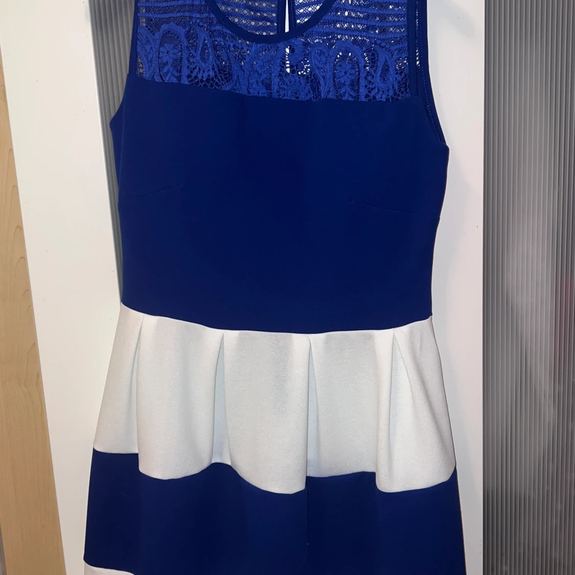 Blå klänning strl M