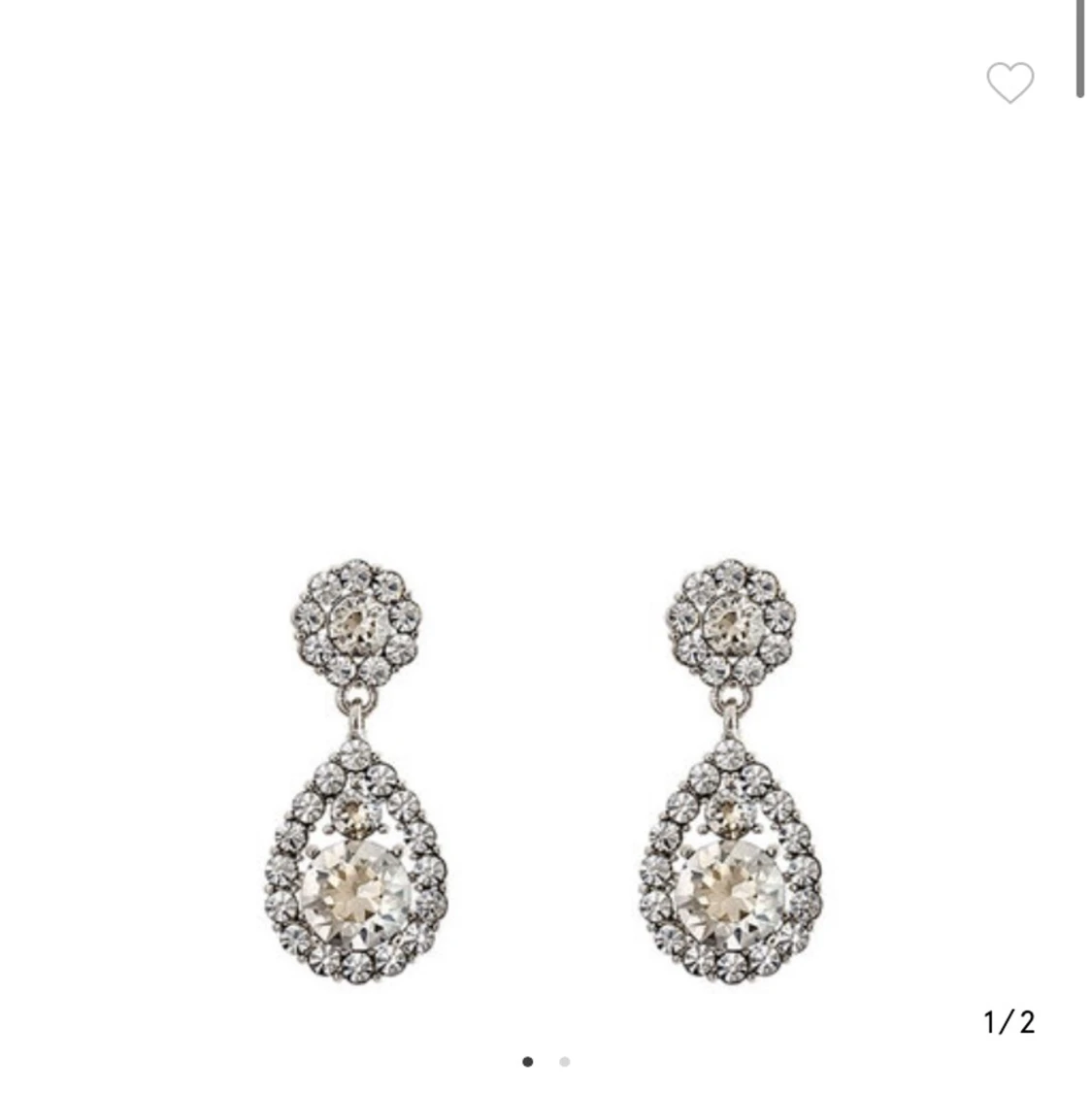 Lily and rose silver örhängen