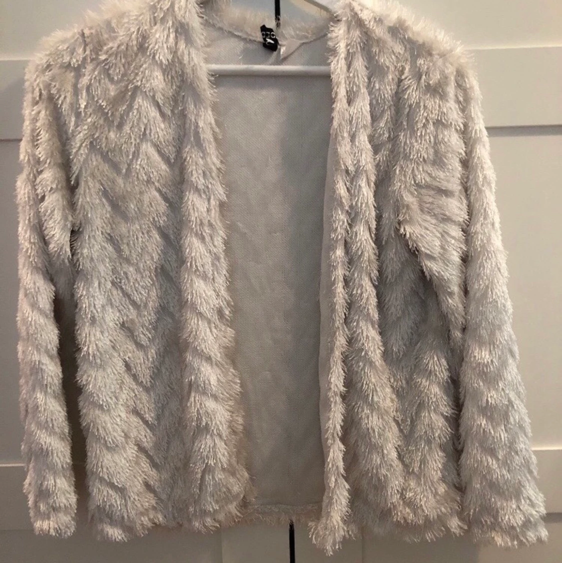 Fin vit kofta/jacka S - 90