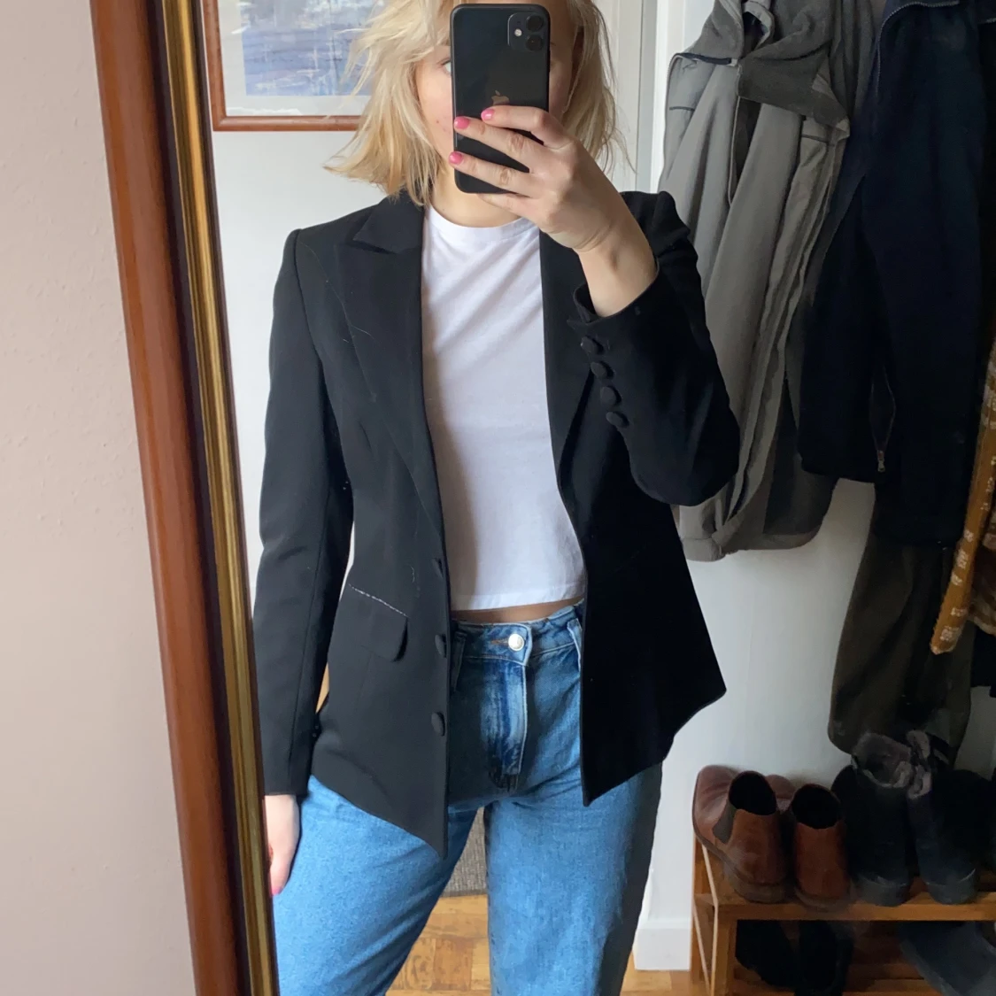 Svart blazer - GRATIS FRAKT