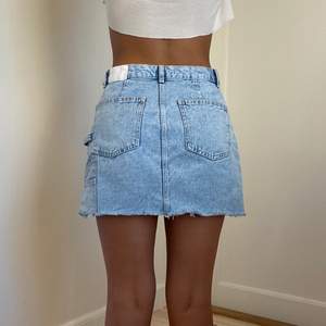 New, highwaist, jeans skirt, utility, bershka , M