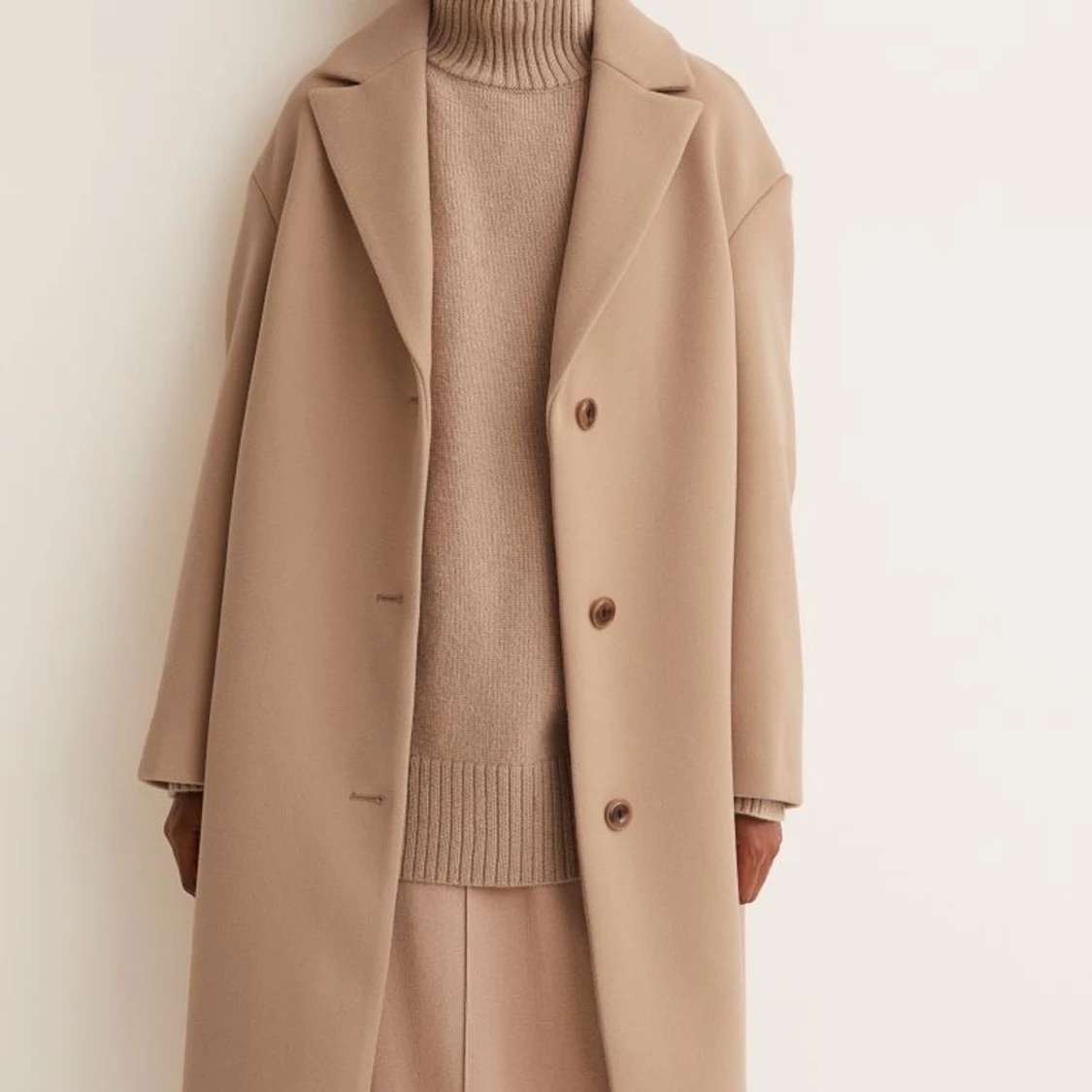 Beige long coat