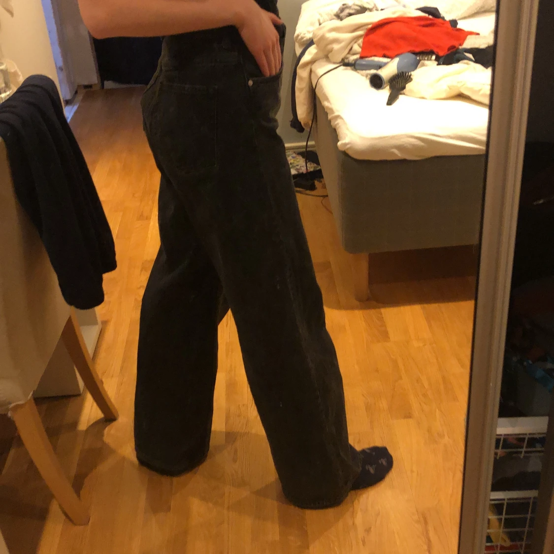 Weekday ace jeans i svart - 90