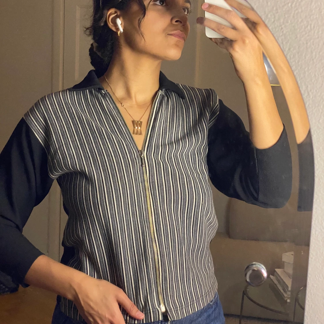 Randig tröja storlek M - 90