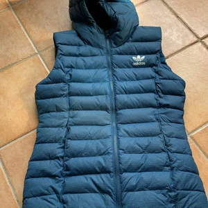 Addidas väst! - Addidas väst, blå! Andvänd nån gång! Köpt för 700 kr men säljer för 150 kr! Väldigt bra kvalitet! Strl 36-s 