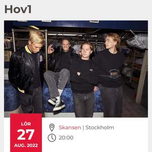 säljer 1 standardbiljett till hov1s konsert på skansen i sommar då jag inte längre lyssnar på deras musik :) köpte den för 500 men säljer den för mindre då jag gärna vill bli av med den. hör gärna av dig så fort som möjligt om du är intresserad! 