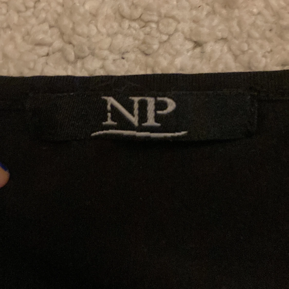 Svart långärmad tröja från NP - 91