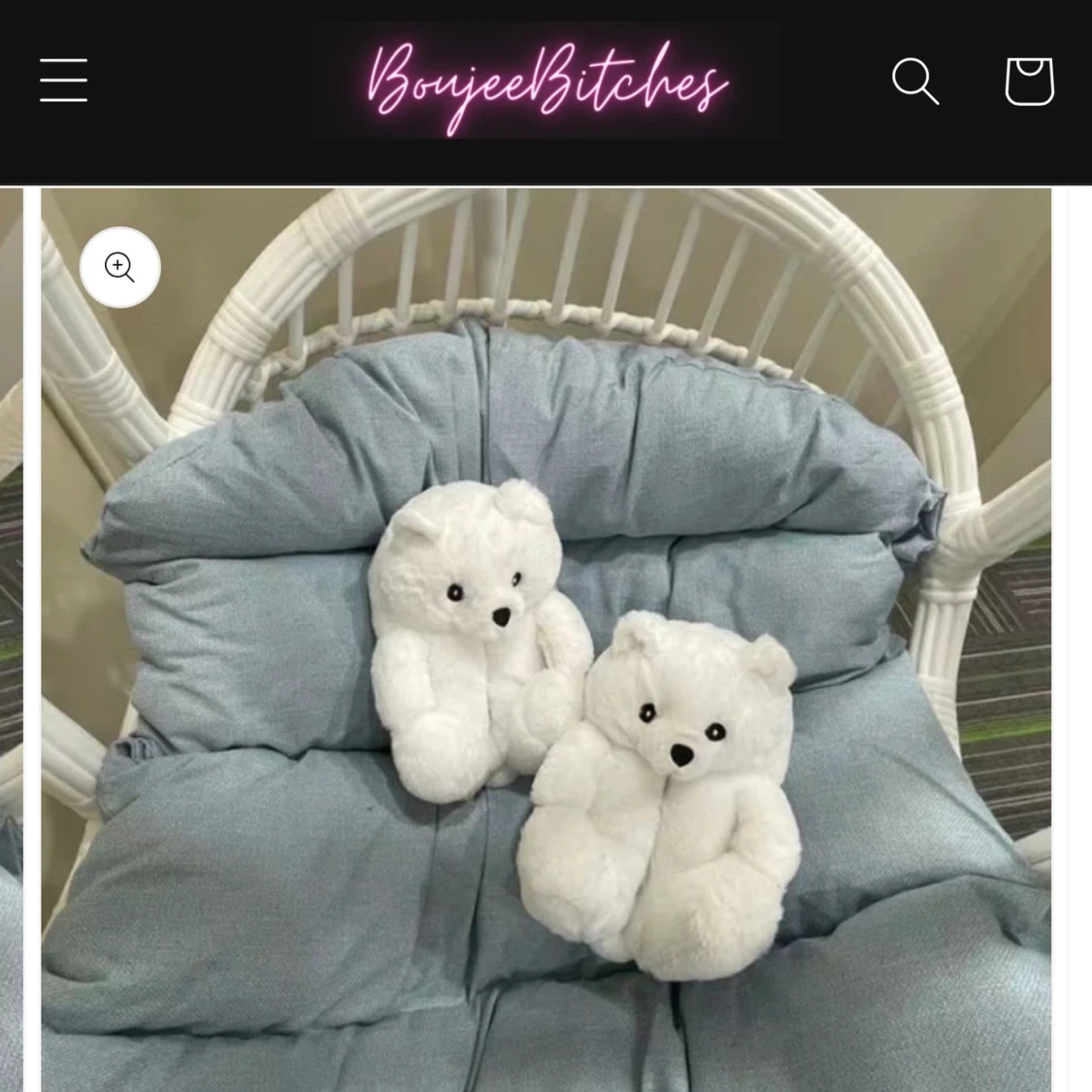 Teddy bear slippers  - 27