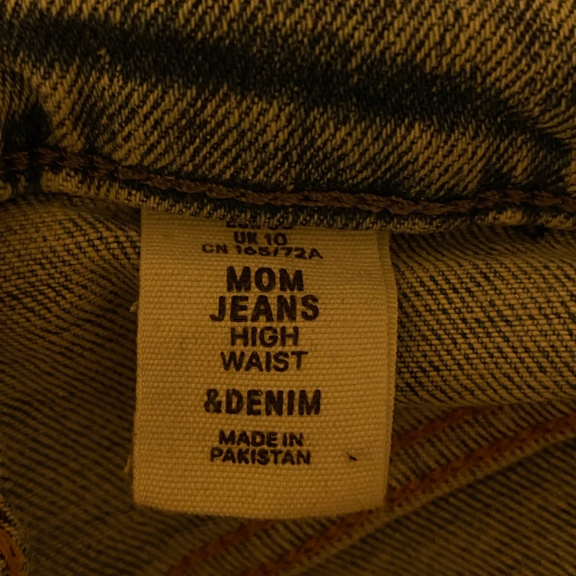 Mom jeans ljusblåa high waist  - 91