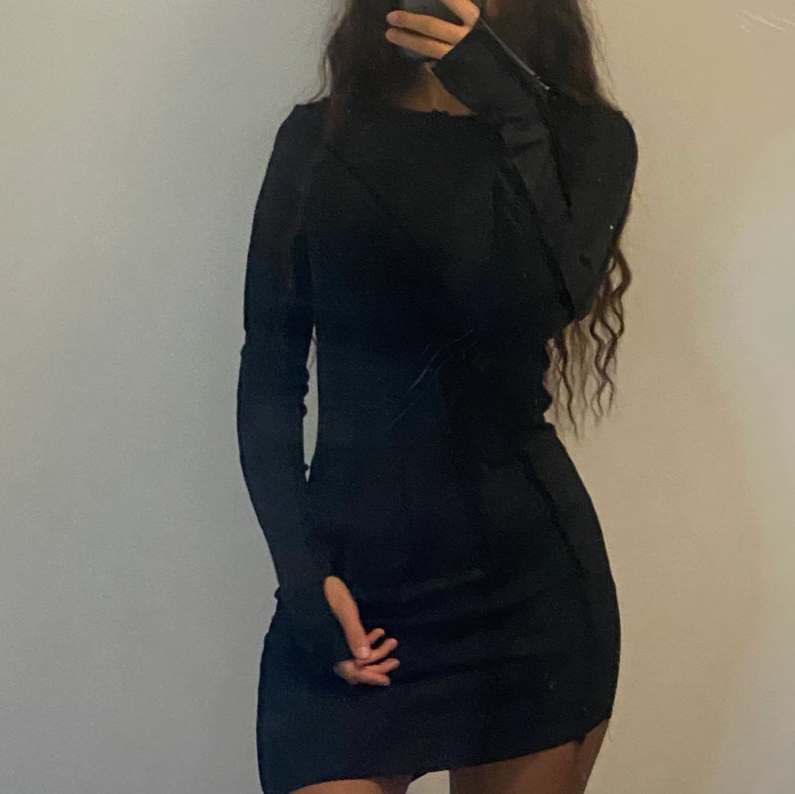 Vslit klänning  - 90