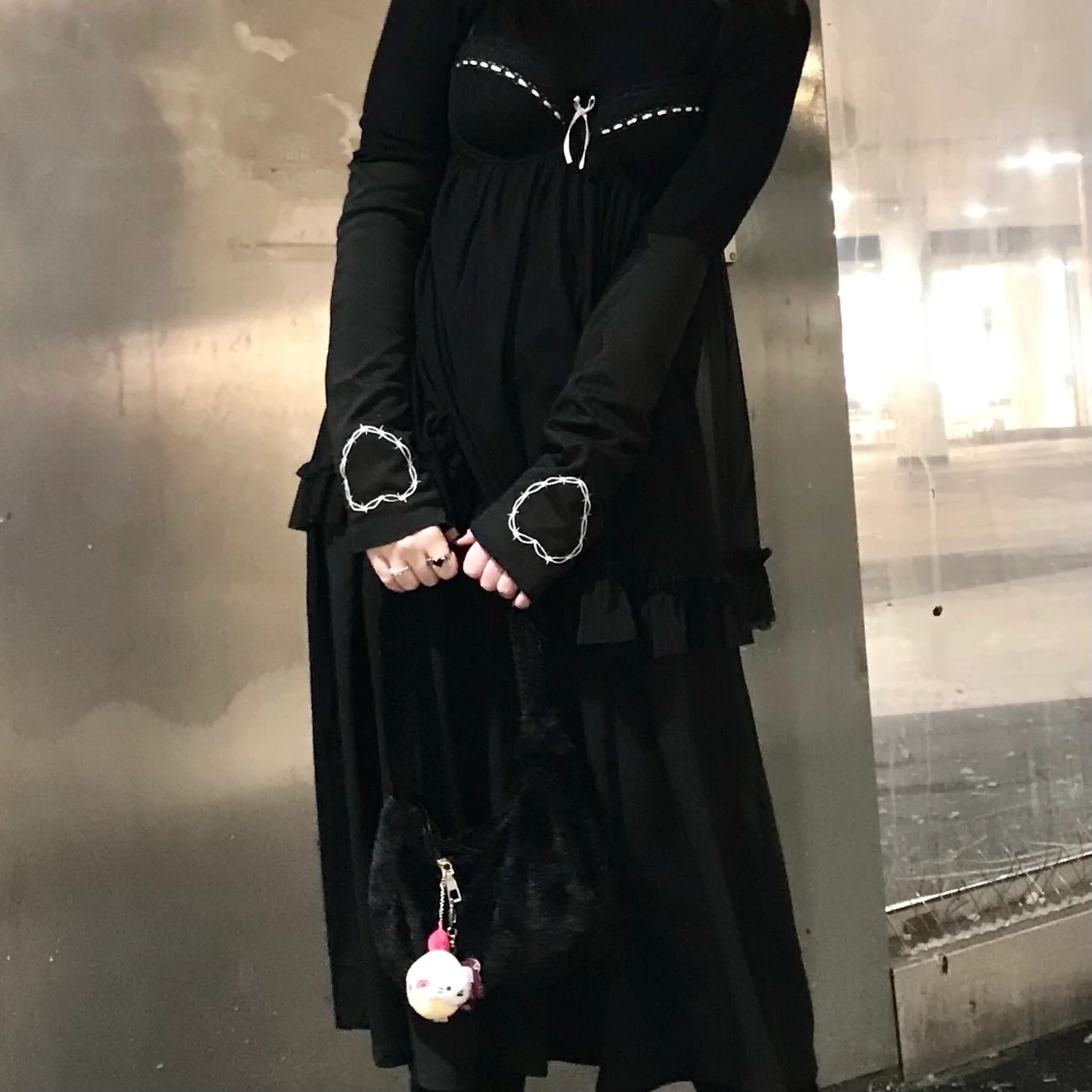 Heart gloves🖤⛓ - 91