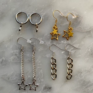 Örhängen  - Handgjorda Nickelfria örhängen! 39kr +12kr frakt (frakten ingår vid köp av två smycken eller mer)❤️‍🔥❤️‍🔥❤️‍🔥