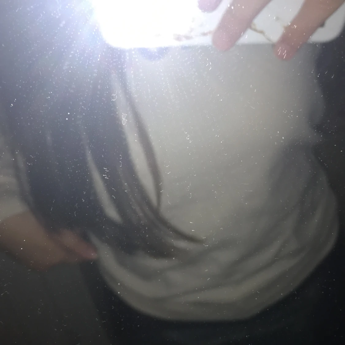 White huddie with text on - 91