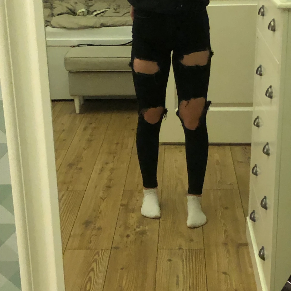 Snygga svarta jeans - 90