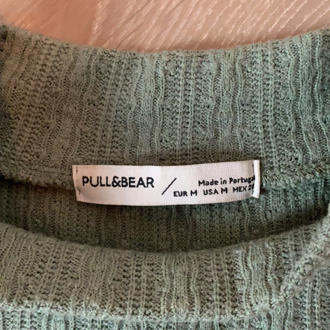 Ljus grön kortärmad turtle neck  - 91