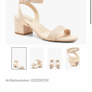 Skor 4 cm klack - Beiga klackar 4 cm från boohoo i storlek 39