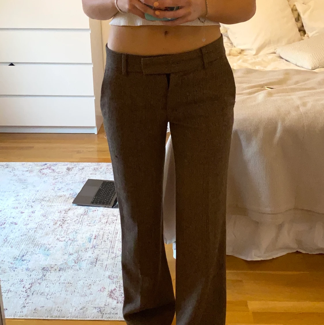 Bruna Kostymbyxor  - 91