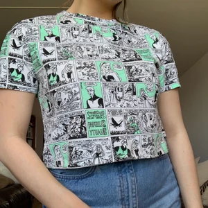 Zara cropped t-shirt strl S - Cool cropped t-shirt med Disney Princess tema (Törnrosa) från Zara! Nästan helt oanvänd. Strl S. Säljer pga den inte är min stil. Köparen står för frakten annars kan jag mötas upp i Göteborg :)