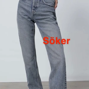 Söker Zara mid rise full lenght  - Söker Zara mid rise full lenght i färgen grå eller liknande mörk färg, även andra zara jeans i full lenght kan vara av intresse, stl 38 eller möjligtvis 36 om de är använda och lite uttöjda☺️
