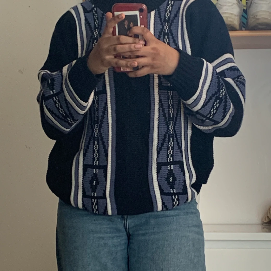 Oversized Knitted Tröja 