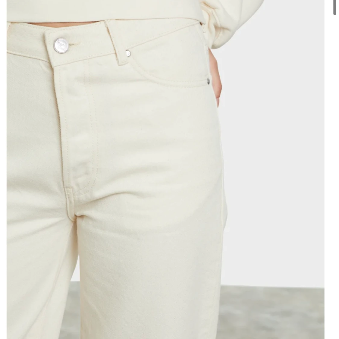 Wide natural jeans  - 91