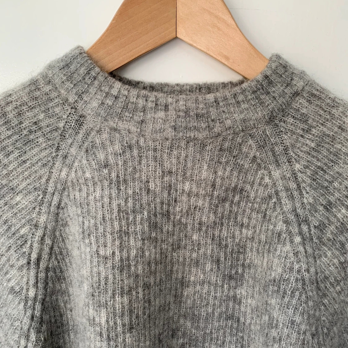 Grå Mohair tröja - 90