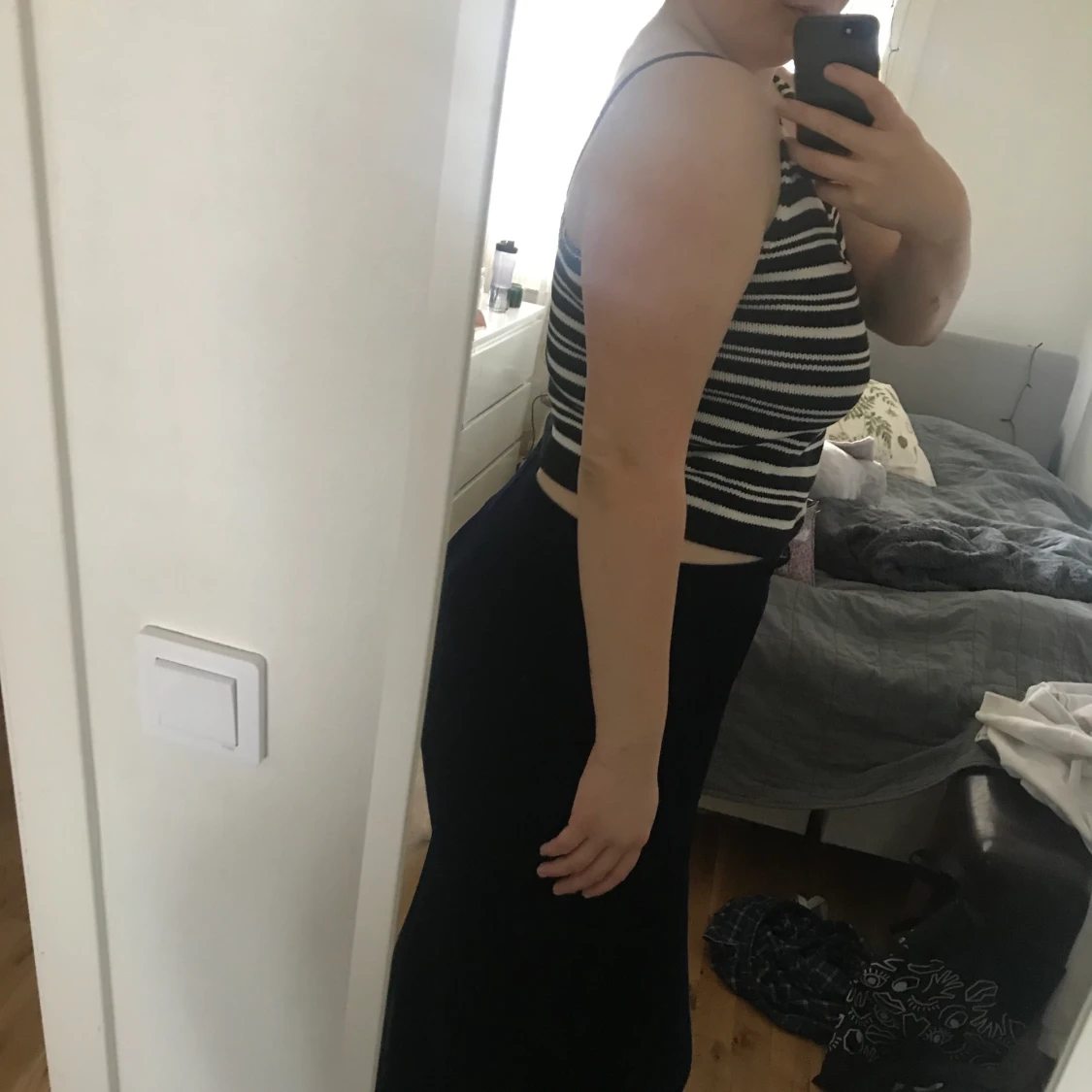 striped top - B&W - 90