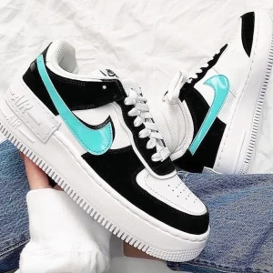 Nike Air Force 1shadow Aurora Blue/Black - Du kan säga till din storlek. (självklart äkta)