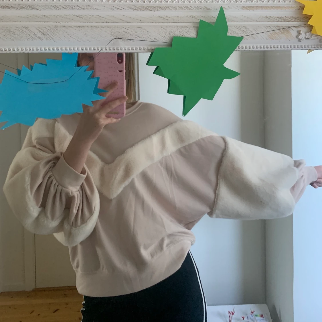 Päls-tröja från ZARA