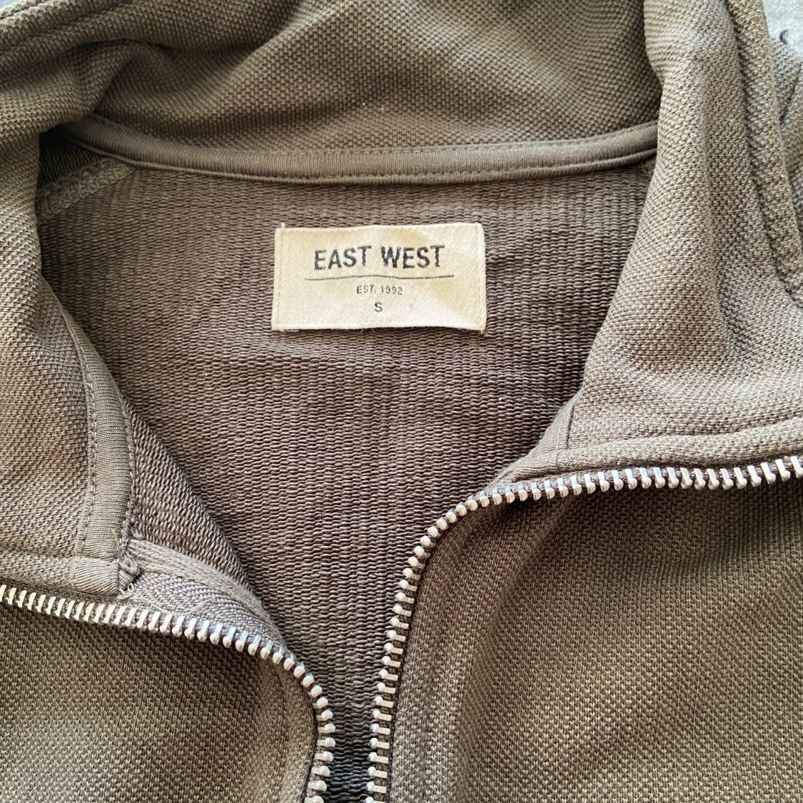 Grön tröja med dragkedja - 90