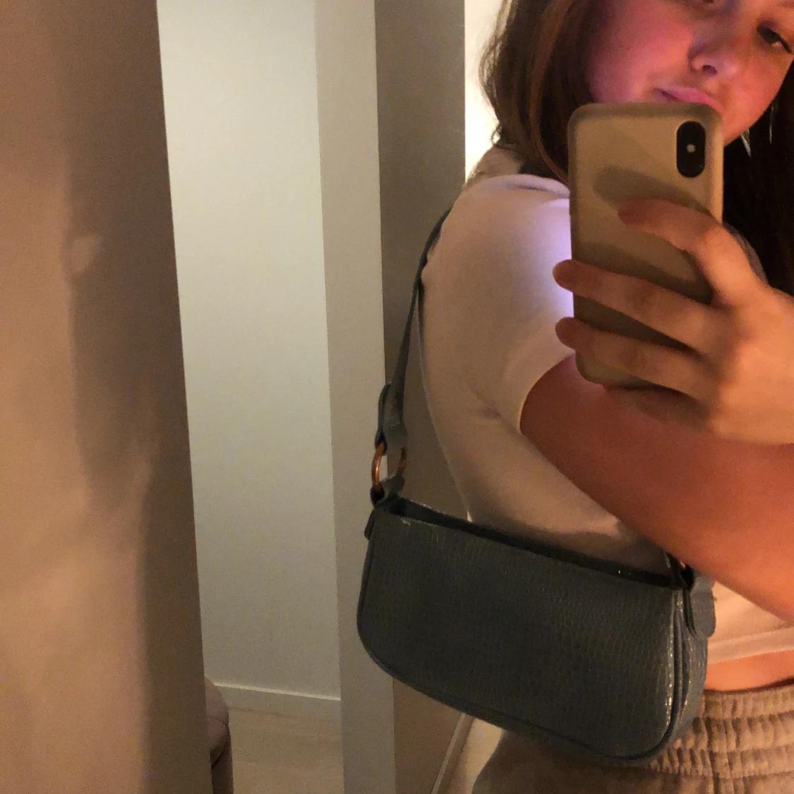 Blå trendig väska!! - 90