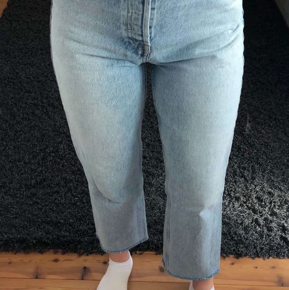 Blåa jeans strl 36 - Zara | Plick Second Hand