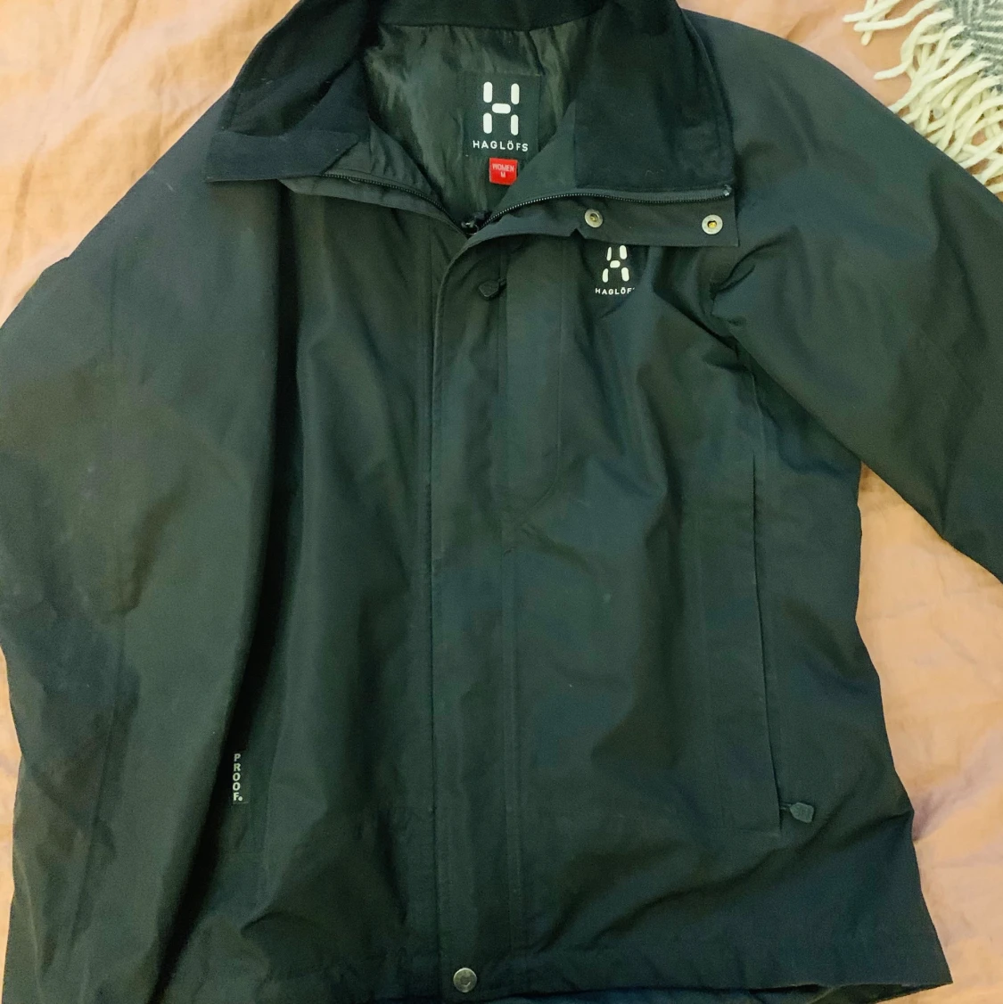 Haglöf jacka dam svart strl M  - 90