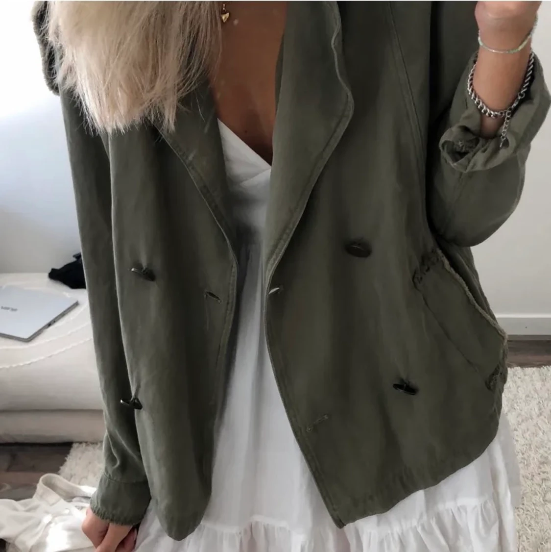Grön militärjacka - 91